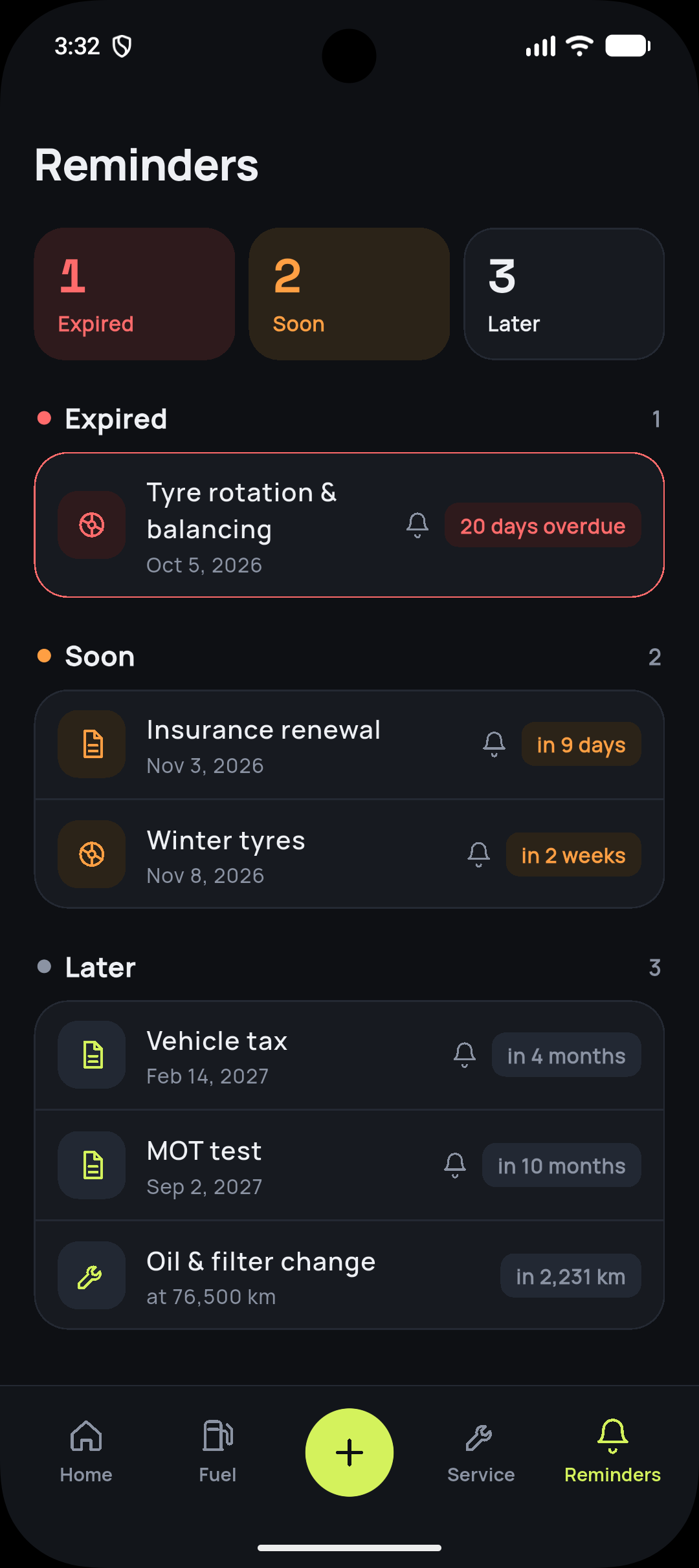 ClutchKO reminders